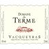 Domaine du Terme Vacqueyras 2015 Front Label