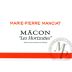 Marie-Pierre Manciat Macon Les Morizottes 2015 Front Label