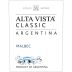 Alta Vista Classic Malbec 2016 Front Label