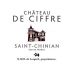 Lorgeril Chateau de Ciffre Saint-Chinian 2013 Front Label