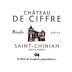 Lorgeril Chateau de Ciffre Saint-Chinian 2011 Front Label
