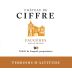 Lorgeril Faugeres Chateau de Ciffre Terroirs d'Altitude 2014 Front Label