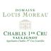 Domaine Louis Moreau Chablis Vaulignot Premier Cru 2016 Front Label