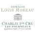 Domaine Louis Moreau Chablis Les Fourneaux Premier Cru 2013 Front Label