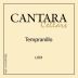 Cantara Cellars Tempranillo 2010 Front Label