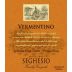 Seghesio Vermentino 2016 Front Label