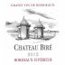 Mahler-Besse Chateau Bire 2012 Front Label