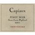 Capiaux Cellars Pisoni Vineyard Pinot Noir 2011 Front Label