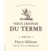 Maison Bouey Haut-Medoc Vieux Chateau du Terme 2012 Front Label