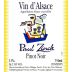 Maison Paul Zinck Alsace Pinot Noir 2013 Front Label