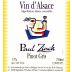Maison Paul Zinck Alsace Pinot Gris 2015 Front Label