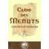Maison Riviere Clos des Menuts 2009 Front Label