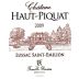 Maison Riviere Chateau Haut Piquat 2009 Front Label
