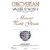 Grosjean Muscat Petit Grain 2012 Front Label