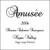 Amusee Reserve Cabernet Sauvignon 2006 Front Label