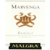 Malgra Azienda Vitivinicola Barolo Marvenga 2008 Front Label
