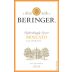 Beringer Moscato 2016 Front Label