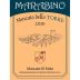 Marabino Moscato di Noto Moscato della Torre 2010 Front Label