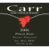 Carr Vineyards & Winery Turner Vineyard Pinot Noir 2006 Front Label
