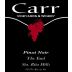 Carr Vineyards & Winery The Yard Pinot Noir 2014 Front Label