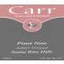 Carr Vineyards & Winery Ashley's Vineyard Pinot Noir 2003 Front Label