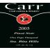 Carr Vineyards & Winery Clos Pepe Ete Pinot Noir 2005 Front Label
