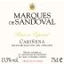 Marques de Sandoval Especial Reserva 2011 Front Label