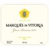 Marques de Vitoria Gran Reserva 2001 Front Label
