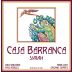 Casa Barranca Certified Organic Winery Cira Vineyard Syrah 2013 Front Label