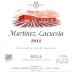Martinez Lacuesta Tinto 2012 Front Label
