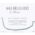 Mas Bruguiere Pic Saint-Loup L'arbouse 2013 Front Label
