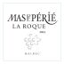 Mas del Perie La Roque Malbec 2014 Front Label