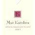 Mas Karolina Cotes du Roussillon Villages 2003 Front Label