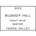Mayer Yarra Valley Bloody Hill Pinot Noir 2012 Front Label
