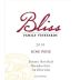 Bliss Family Rose 2010 Front Label