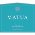 Matua Pinot Noir 2015 Front Label