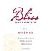 Bliss Family Rose 2011 Front Label