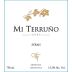 Mi Terruno Uvas Syrah 2013 Front Label