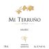 Mi Terruno Uvas Malbec 2014 Front Label