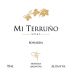 Mi Terruno Uvas Bonarda 2014 Front Label