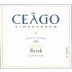 Ceago Estate Wines Vinegarden Del Lago Syrah 2006 Front Label