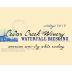 Cedar Creek Winery Waterfall Riesling 2013 Front Label