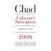 Chad Cabernet Sauvignon 2008 Front Label
