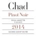 Chad Willamette Valley Pinot Noir 2014 Front Label