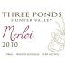 Mount Eyre Vineyards Three Ponds Merlot 2010 Front Label