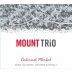Mount Trio Wines Cabernet Merlot 2014 Front Label