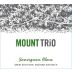 Mount Trio Wines Sauvignon Blanc 2015 Front Label