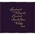 Landmark Overlook Pinot Noir 2015 Front Label