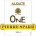 Pierre Sparr Alsace One 2014 Front Label