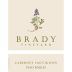 Brady Vineyard Cabernet Sauvignon 2015 Front Label